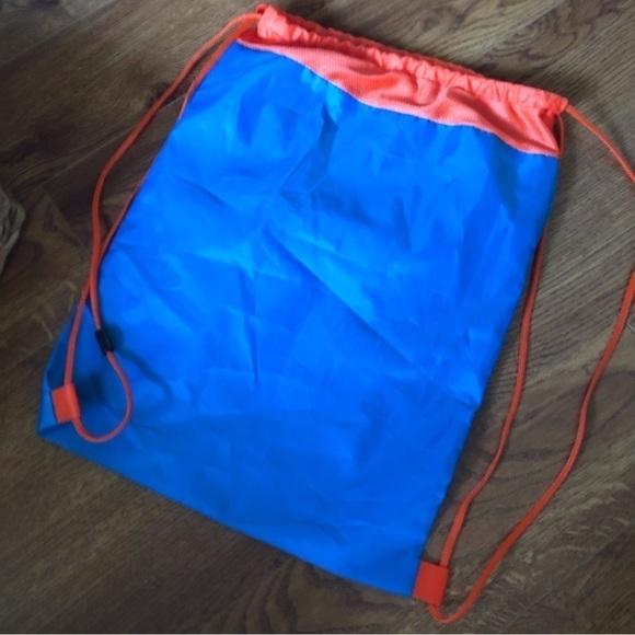Build a Bear blue and orange drawstring bag - Picture 2 of 2